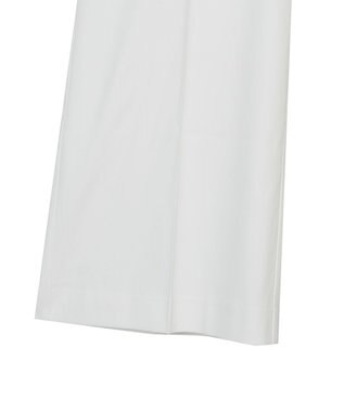 JOSEPH ライトギャバジンストレッチ　ワイドトラウザーズ Ivory