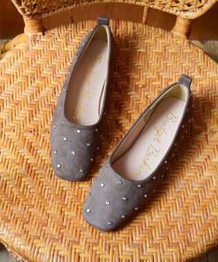 Bridget Birkin 【Bridget Birkin】ドットビジューフラットシューズ