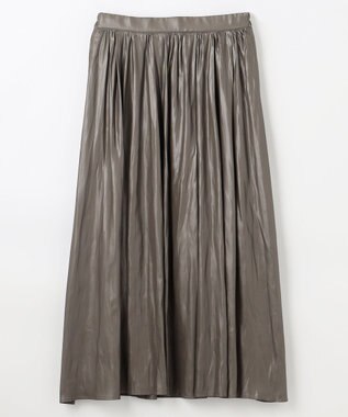 ANY 【ウエストゴム】チンツギャザースカート ブラウン