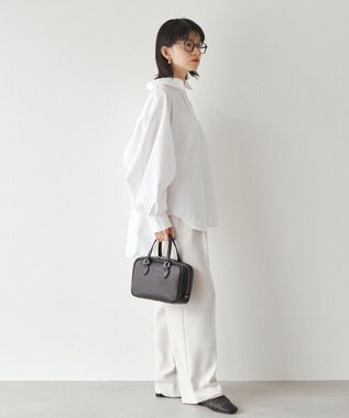 russet 【2025AW新作】シュリンクレザー2WAYミニボストンバッグ(CE-1581) Black