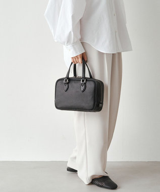 russet 【2025AW新作】シュリンクレザー2WAYミニボストンバッグ(CE-1581) Black