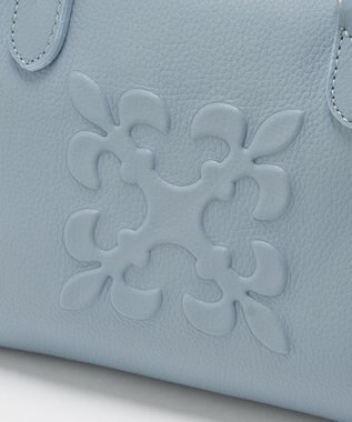 russet 《composition》レザー2WAYミニボストンバッグ(CE-1684) L.Blue