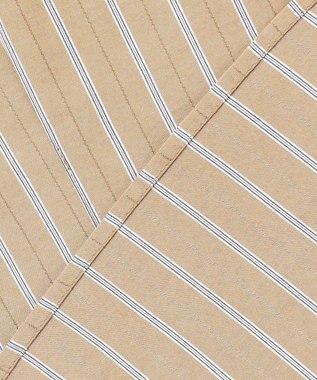 J.PRESS LADIES L TC ハイカウントストライプ シャツ ブラウス モカストライプ系