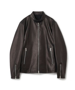 JOSEPH HOMME  【HIGH GRADE LINE】エアーカウレザー　シングルライダース ブラック系