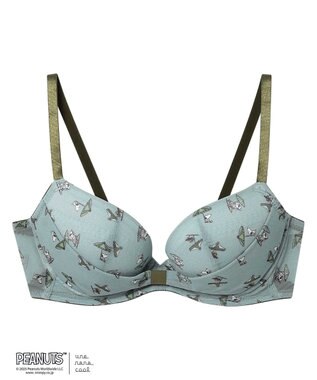 une nana cool 【ノンワイヤーブラ】リボンブラ　MADE WITH PEANUTS LB