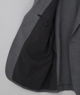 GOTAIRIKU 【AIRY MOVE / セットアップ対応】ウォッシャブルウールトロピカル セットアップジャケット ライトグレー系