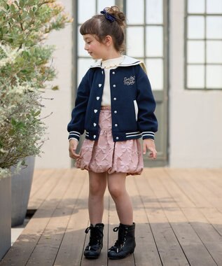 ANY KIDS セーラースタジャン ネイビー