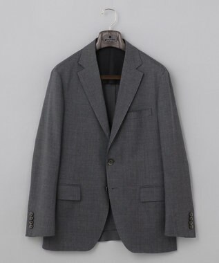 GOTAIRIKU 【AIRY MOVE / セットアップ対応】ウォッシャブルウールトロピカル セットアップジャケット ライトグレー系