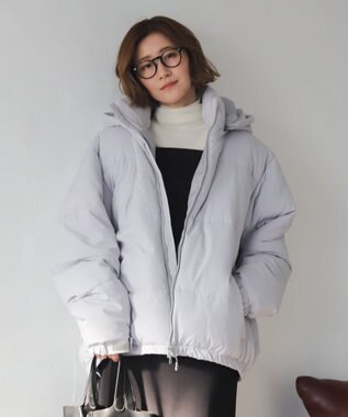 WEGO 【2025年秋冬新作】リブタートルニット ホワイト