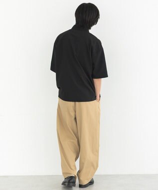 CRAFT STANDARD BOUTIQUE タイ付き半袖シャツ Black