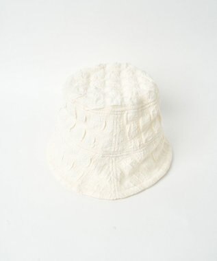 WEGO ポップコーンバケットハット オフホワイト
