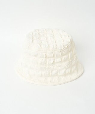 WEGO ポップコーンバケットハット オフホワイト