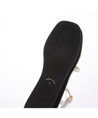 MODE ET JACOMO <carino>厚底Tストラップサンダル ホワイト