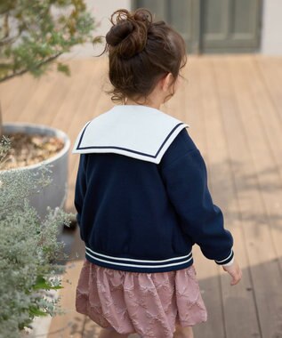 ANY KIDS セーラースタジャン ネイビー