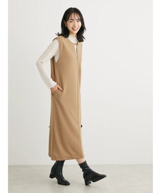 Green Parks ２ｗａｙ　洗えて着回せるジャンスカ Camel