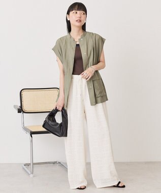 AMERICAN HOLIC Ｗポケットベスト Khaki
