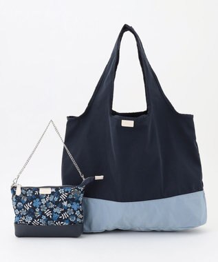 J.PRESS LADIES 【セットアイテム】LIBERTY スマホポシェット＆エコバッグ ネイビー系5