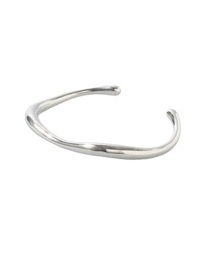 YECCA VECCA ステンレスC型バングル Silver