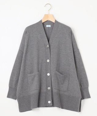 組曲 ビックシルエット カーディガン グレー系