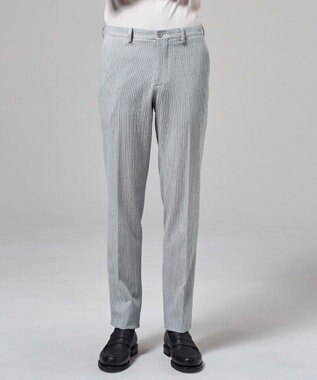 JOSEPH HOMME 新色追加【セットアップ対応】トリコサッカーストレッチ テーパードパンツ / CITY ライトグレー系