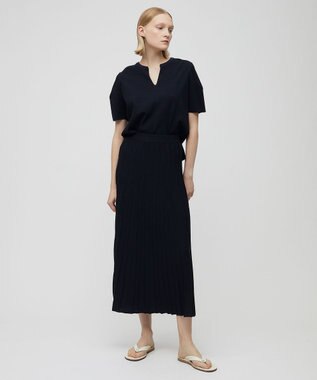 BEIGE， MONSTERA / ニットスカート Navy