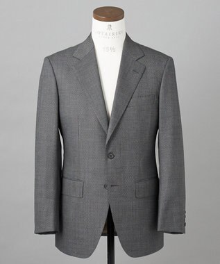 GOTAIRIKU 横に伸びる【TasmaniaWool/タマニアウール】ストレッチ スーツ（グレー） ライトグレー系8