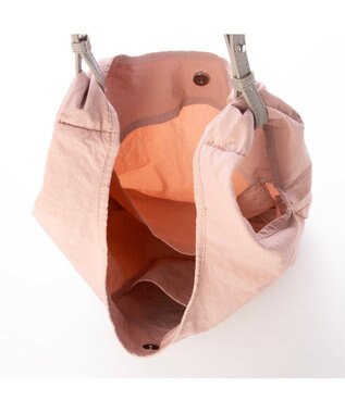 UNBILLION カシュカシュ cachecache / アニマルドローイング刺繍ナイロントート ピンク