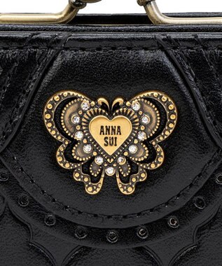 ANNA SUI エレノア 口金二つ折り財布 クロ