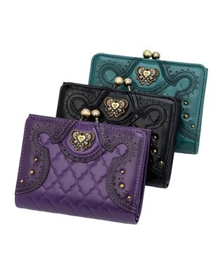 ANNA SUI エレノア 口金二つ折り財布 クロ