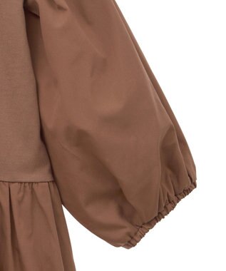 Green Parks ・ＥＬＥＮＣＡＲＥ　ＤＵＥ　２ｗａｙボリュームチュニック Brown