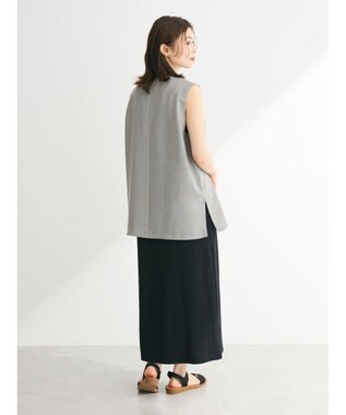 Green Parks ＳＥＴ２点ベスト＋マルチストラップワンピース Gray