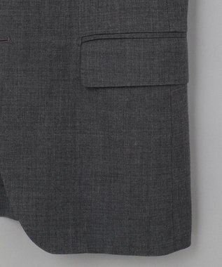 GOTAIRIKU 【AIRY MOVE / セットアップ対応】ウォッシャブルウールトロピカル セットアップジャケット ライトグレー系