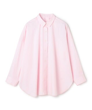 UNFILO 【WEB限定カラー】コットン オーバーシャツ ピンク