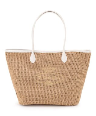 TOCCA 【A4サイズ対応】TO THE SUNLIGHT BAG かごバッグ アイボリー系