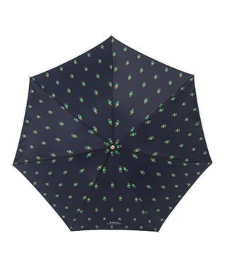 MOONBAT POLO RALPH LAUREN 折りたたみ傘 FLAG BEAR ツイル ネイビーブルー