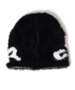 WEGO シャギーロゴニットワッチ ブラック