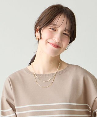 ANY 2連ショートパールネックレス