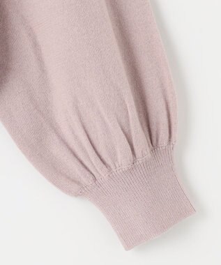 ANY SIS 【洗える】ウールブレンドプチジュエル調 ニット ローズグレー