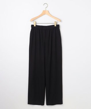 組曲 L 【加藤ローサさん着用】ツイル起毛ストレート パンツ ブラック系
