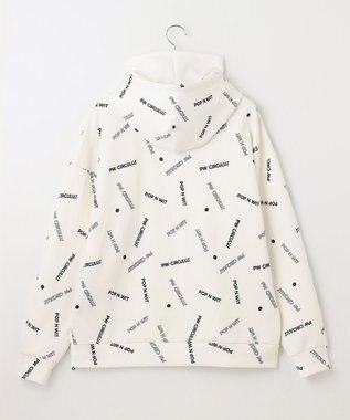PW CIRCULUS 【 伸縮性あり 】【MEN】 LOGO  ネックウォーマー付フーディ ホワイト系5