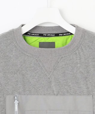 PW CIRCULUS 【MEN】中綿キルトスウェット グレー系