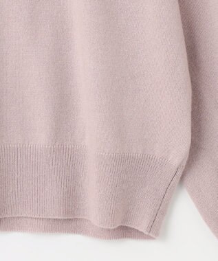 ANY SIS 【洗える】ウールブレンドプチジュエル調 ニット ローズグレー