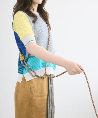 COQ UPBEAT CROSS ハンズフリーロングドッグリード キャメル