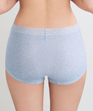 WACOAL 【ディアヒップ】 ショーツ はきこみ丈ふかめ 綿混(身生地) ヒップを包みこむフィット感 やさしいはきごこち PPA177 /ワコール ブルー