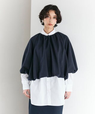 #Newans 【セレモニーにも/洗濯機可】バルーンヘムライトブルゾン​