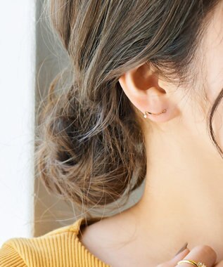 Phoebe 【K10】スウィングビジューピアス&イヤリング ゴールド