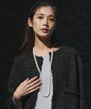 プチパール ロング ネックレス