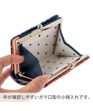 tsumori chisato CARRY ガーデンゴルフクラブ がま口 ミニ財布 2つ折り財布 ブラック