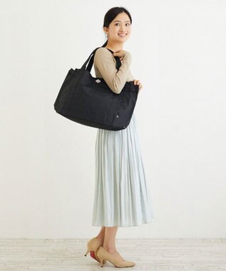 ROOTOTE 3157【ロングセラー商品】SN.ミディアム.ポケッツ-D 07：ブラック