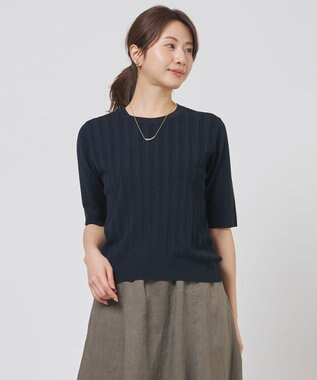  Rayon Elite Stretch クルーネック ニット